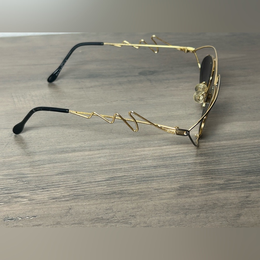 NEOSTYLE JET 252 CRAZY 90'S LADIES SUNGLASSES UNIQUE GOLD WIRE DESIGNER FRAMES - Picture 4 of 9